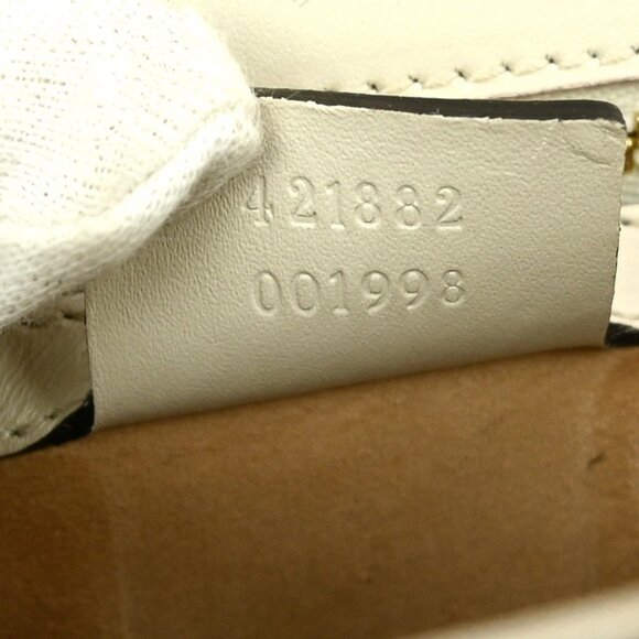 BUYIT Gucci White Sylvie Shoulder Bag 421882 001998 NQ03995 - Picture 8 of 10